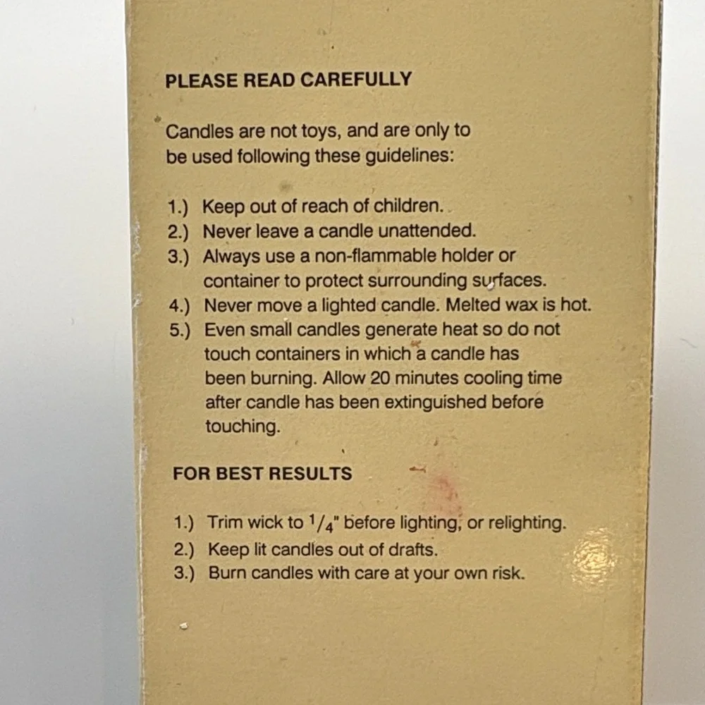 NIB VTG Elegant Candles‎ 12